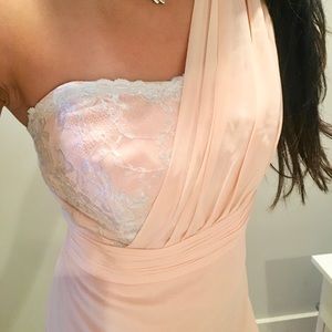 Custom Bridesmaid Dress - Floor Length - Peach